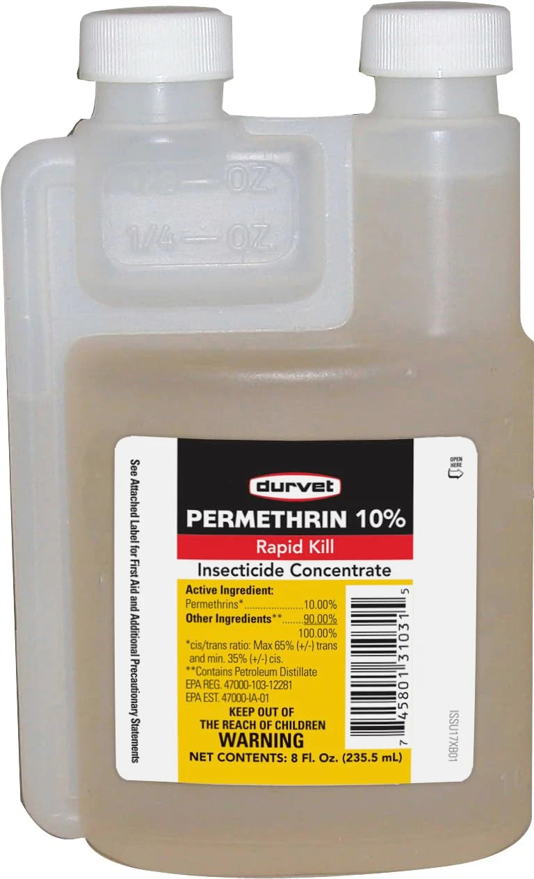 Durvet Permethrin 10%, 8oz (235.5 mL)