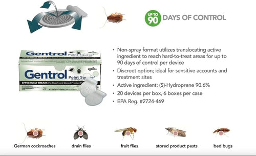Gentrol Point Source Roach Growth Regulator Discs