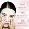 Quasi Bio-Collagen Face Mask Overnight – Hydrating Korean Sheet Mask – Niacinamide &amp; Low Molecular Collagen