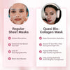 Quasi Bio-Collagen Face Mask Overnight – Hydrating Korean Sheet Mask – Niacinamide &amp; Low Molecular Collagen