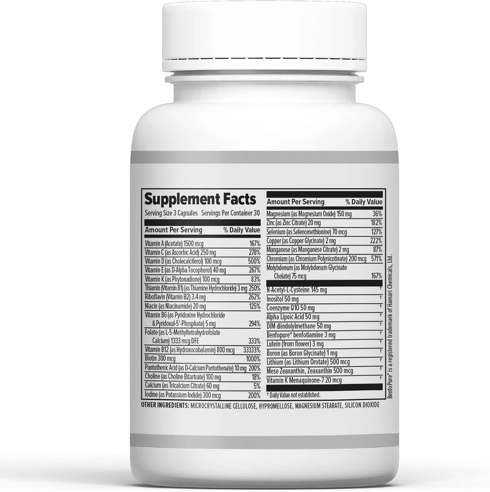 10X Health Methylated Multivitamin - 90 Capsules