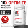 10X Health Methylated Multivitamin - 90 Capsules