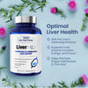 1MD Nutrition LiverMD - Liver Support Supplement | Siliphos Milk Thistle Extract &amp; NAC