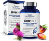1MD Nutrition LiverMD - Liver Support Supplement | Siliphos Milk Thistle Extract &amp; NAC