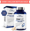 1MD Nutrition LiverMD - Liver Support Supplement | Siliphos Milk Thistle Extract &amp; NAC