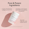 Alaya Multi Collagen Powder - Type I, II, III, V, X Hydrolyzed Collagen Peptides Protein Powder Supplement with MSM + GC (Unflavored) - NSF Certified - (40 Servings)