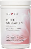 Alaya Multi Collagen Powder - Type I, II, III, V, X Hydrolyzed Collagen Peptides Protein Powder Supplement with MSM + GC (Unflavored) - NSF Certified - (40 Servings)