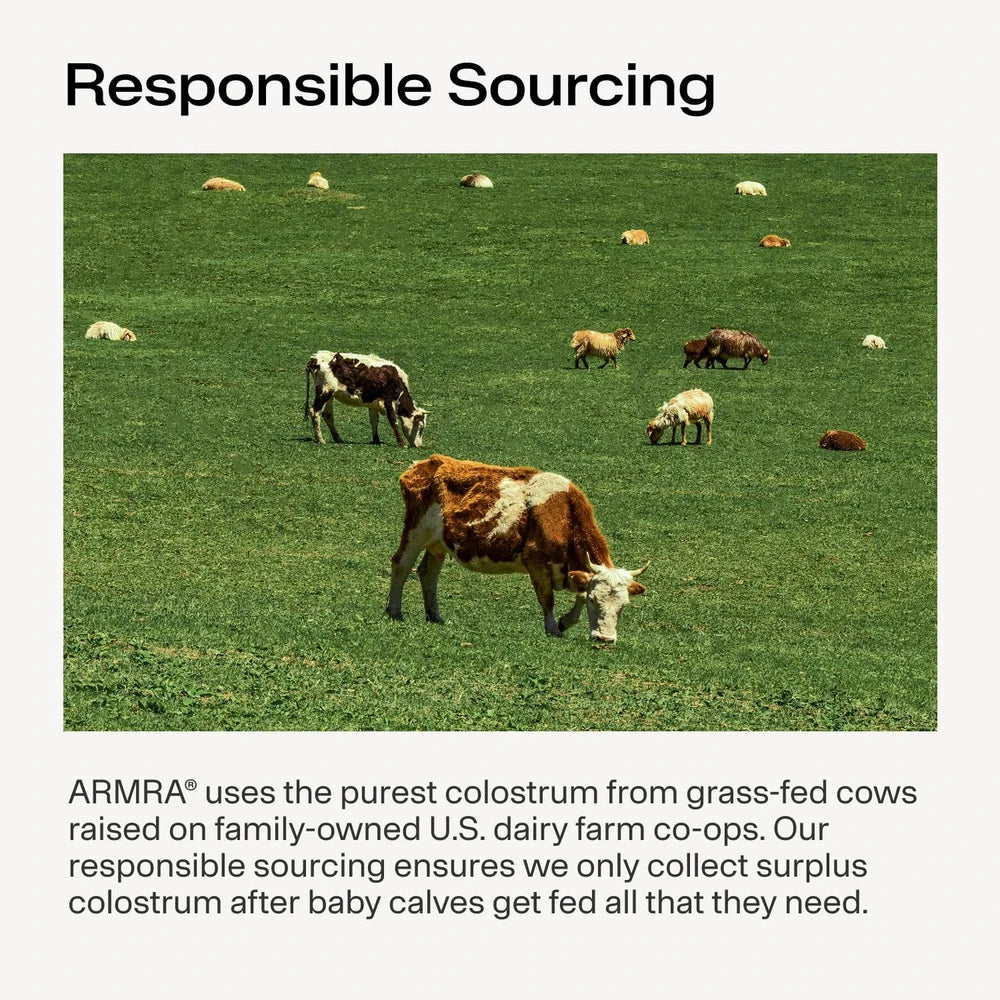 ARMRA Colostrum Powder, Unflavored, 120 Serving Jar
