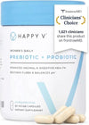 Happy V Dr. Formulated Vaginal Probiotics for Women Odor &amp; Itch Support, Urinary &amp; Gut Health, pH Balance