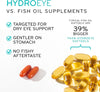 HydroEye Dry Eye Supplement, Clinically Tested, GLA &amp; Omega3s - 120 Count