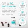 HydroEye Dry Eye Supplement, Clinically Tested, GLA &amp; Omega3s - 120 Count