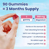 VEV Deep Calm Magnesium Complex 14-in-1 Glycinate Gummies for Women and Men