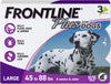 FRONTLINE Plus Flea &amp; Tick Spot Treatment for Large Breed Dogs 45-88 lbs. (Purple)