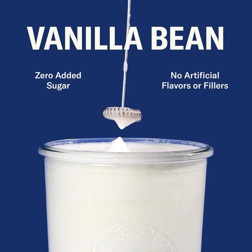 Ballerina Farm Grass Fed Whey Protein Powder, Vanilla Bean, 24g Protein with Collagen Peptides