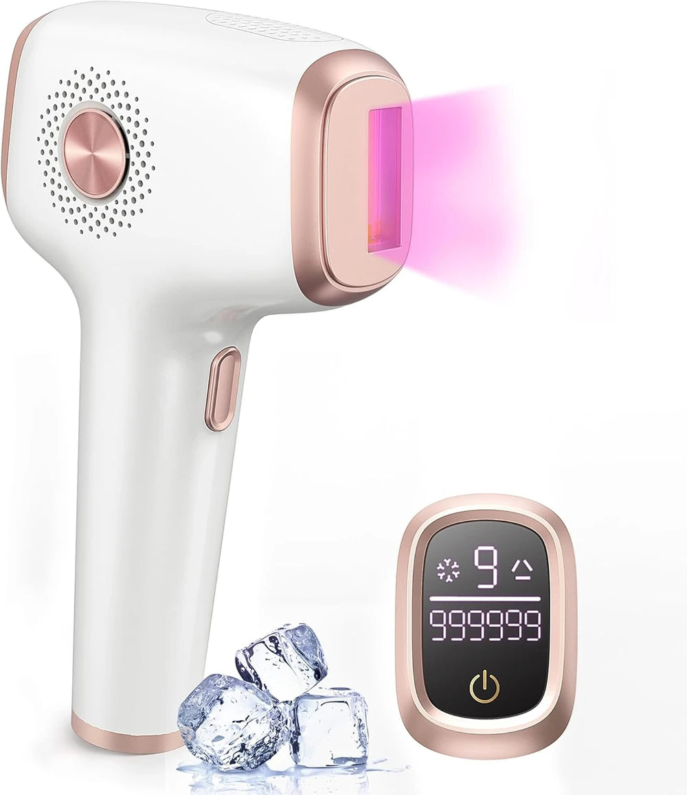 INNZA IPL Hair Removal with Ice Cooling Care Function for Women and men - White