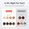 INNZA IPL Hair Removal with Ice Cooling Care Function for Women and men - White