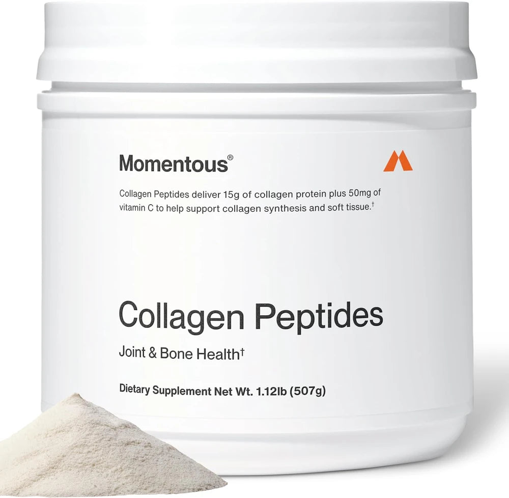Momentous Grass-Fed Collagen Peptides Powder, Fortigel &amp; Vitamin C