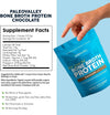 Paleovalley 100% Grass Fed Bone Broth Protein Powder, Chocolate