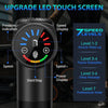 TOLOCO Massage Gun, Deep Tissue Back Massage for Athletes for Pain Relief, Percussion Massager with 10 Massages Heads - Black