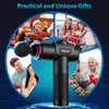 TOLOCO Massage Gun, Deep Tissue Back Massage for Athletes for Pain Relief, Percussion Massager with 10 Massages Heads - Black