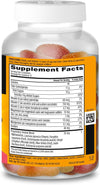 Airborne 750mg Vitamin C Gummies for Adults, Immune Support Supplement with Powerful Antioxidants Vitamins A C &amp; E - 2x63ct Bottles (126 Gummies), Assorted Fruit Flavor