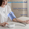 Alcedo Blood Pressure Monitor for Home Use, Upper Arm Cuff BP Machine - LCD Screen - White