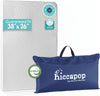 Hiccapop Playard Mattress Pad, Pack and Play Mattress with Carry Bag, 1.25"