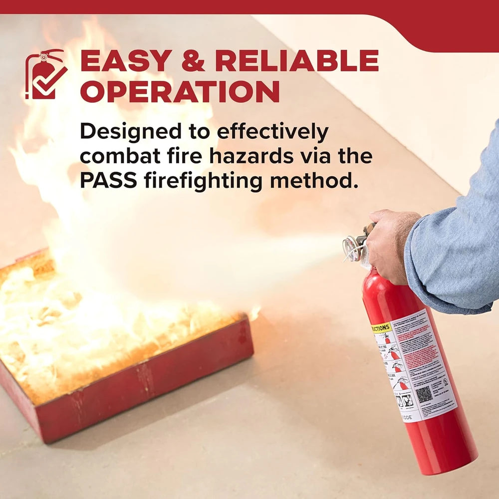Kidde Basic 110 Fire Extinguisher for Home, 1-A:10-B:C, FA110G, 2 Pack