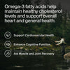 Momentous Omega-3 Fish Oil, EPA &amp; DHA Supplement, No Aftertaste, 1,600mg