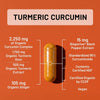 NatureWise Turmeric Curcumin 2250mg Supplement with BioPerine, 360 Capsules