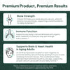 Organics Ocean Better D3+K2 Vitamin Supplement with VegD3 &amp; MenaQ7, 1-Pack