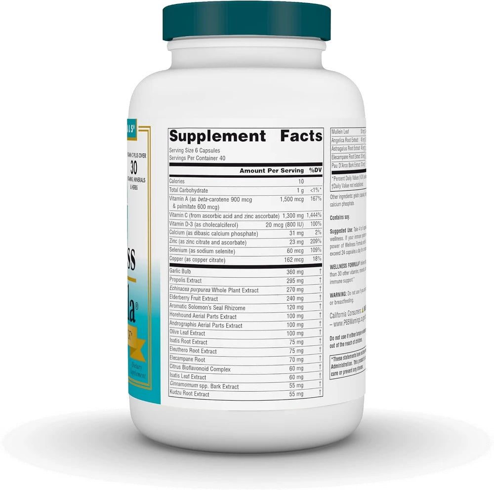 Source Naturals Wellness Formula, Advanced Immune Support - 240 Capsules