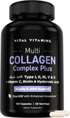 Vital Vitamins Multi Collagen Complex Plus Biotin, Hyaluronic Acid &amp; VIT. C